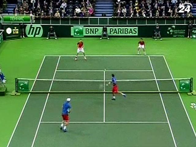 Сборная Чехии по теннису повела в счете в противостоянии с испанцами