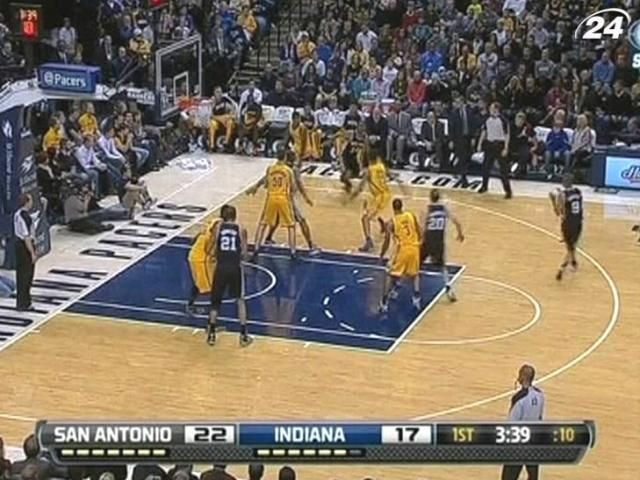 NBA: "Сан-Антонио" на выезде обыграл "Индиану"