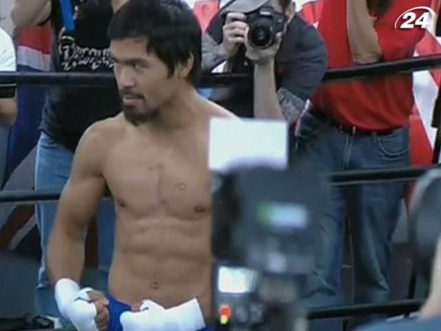 Бокс: Пакьяо завершает подготовку к четвертому бою с Маркесом Бокс: Пакьяо завершает подготовку к четвертому бою с Маркесом