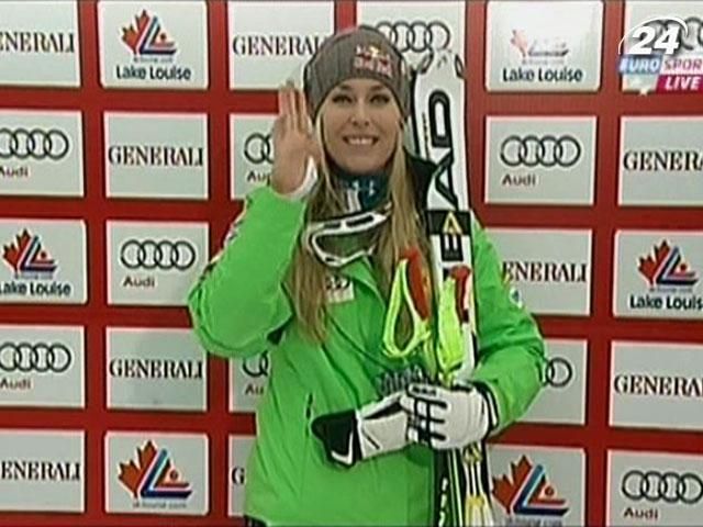 Линдси Вон одержала первую победу после больничного на Кубке мира по горным лыжам