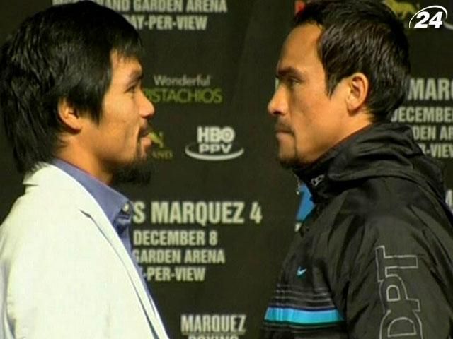 Бокс: Пакьяо та Маркес завершили підготовку до бою