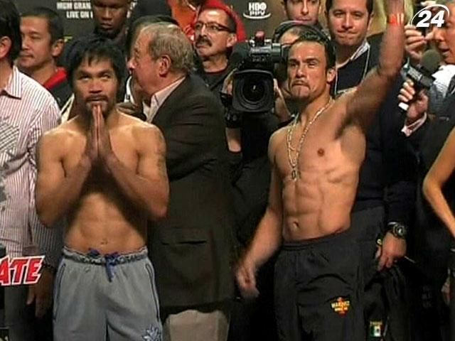 Пакьяо та Маркес зважувалися перед боксерським поєдинком