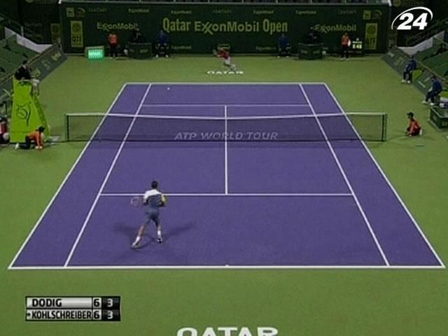 Філіп Кольшрайбер пробився до другого кола змагань Qatar Open Філіп Кольшрайбер пробився до другого кола змагань Qatar Open
