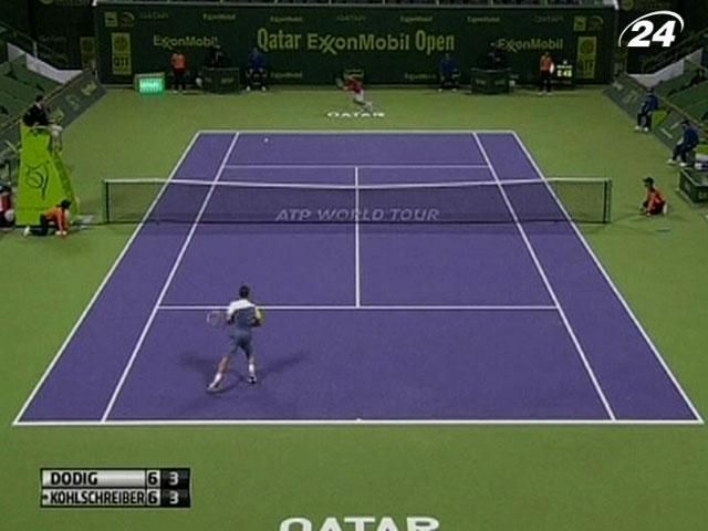 Філіп Кольшрайбер пробився до другого кола змагань Qatar Open