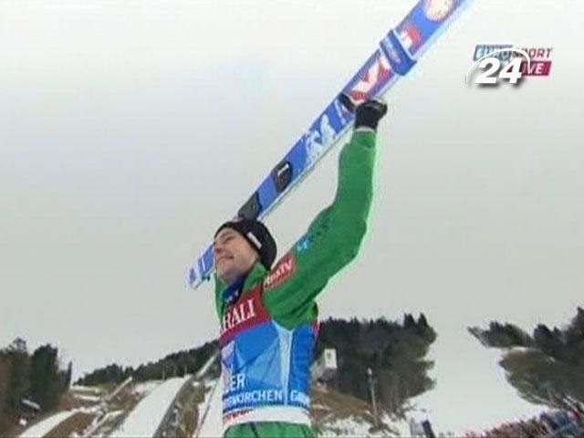 Андерс Якобсен виграв обидва німецькі етапи "Турне чотирьох трамплінів" Андерс Якобсен виграв обидва німецькі етапи "Турне чотирьох трамплінів"