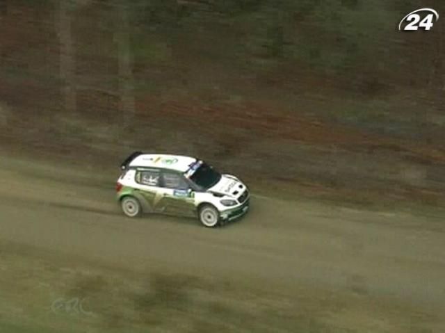 Перегони: Ян Копецкі лідирує після першого дня ралі Перегони: Ян Копецкі лідирує після першого дня ралі