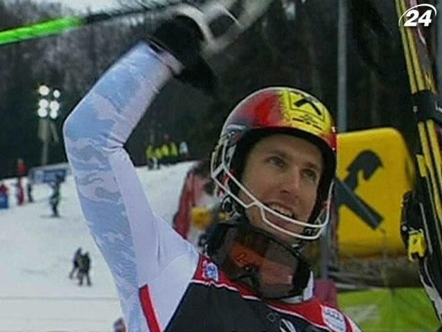 Хиршер вышел в лидеры общего зачета Кубка мира по горным лыжам 