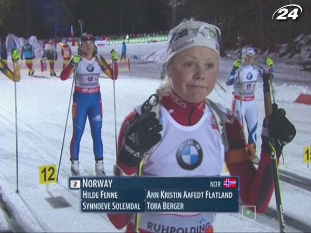 Вперше в сезоні українки завершили естафету без медалей Вперше в сезоні українки завершили естафету без медалей