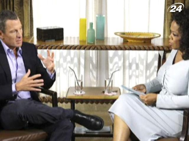 Лэнс Армстронг в телеэфире признается в употреблении допинга