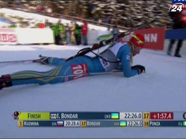 Дебютантка Яна Бондар здобула свої перші очки у Кубку світу з біатлону Дебютантка Яна Бондар здобула свої перші очки у Кубку світу з біатлону