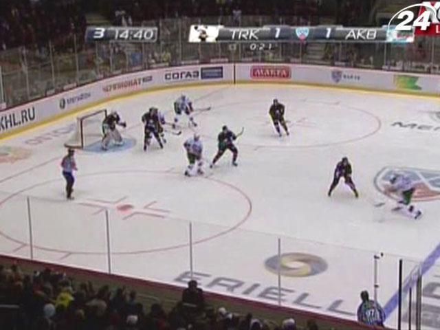 ХК "Трактор" одержал волевую победу над "АК Барсом" ХК "Трактор" одержал волевую победу над "АК Барсом"