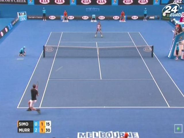 Энди Маррей потратил только 95 минут на выход в четвертьфинал Australian Open