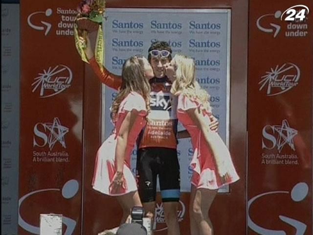 Томас Герайнт выиграл второй этап Tour Down Under и возглавил зачет