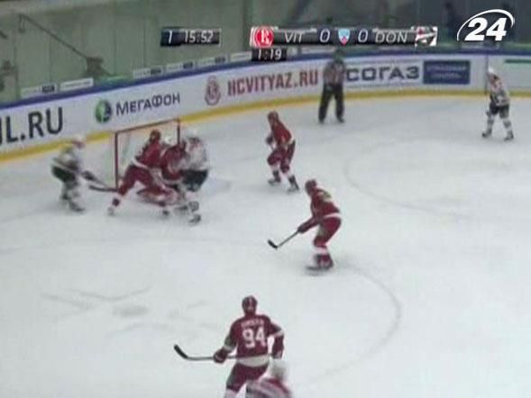 Хоккей: "Донбасс" не сумел переиграть предпоследнюю команду "мероприятия"