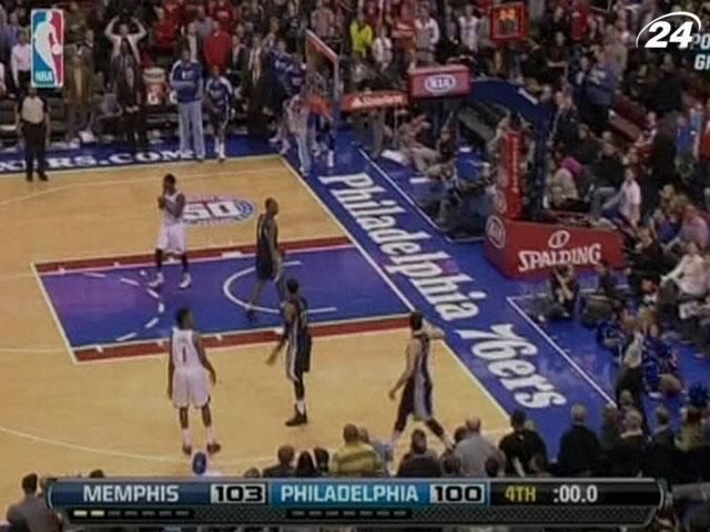 "Мемфис" усилиями только восьми игроков одолел "Филадельфию" "Мемфис" усилиями только восьми игроков одолел "Филадельфию"