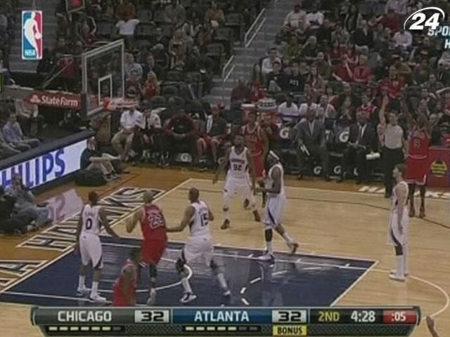 БК "Чикаго", несмотря на отсутствие лидеров, обыграл "Атланту" БК "Чикаго", несмотря на отсутствие лидеров, обыграл "Атланту"