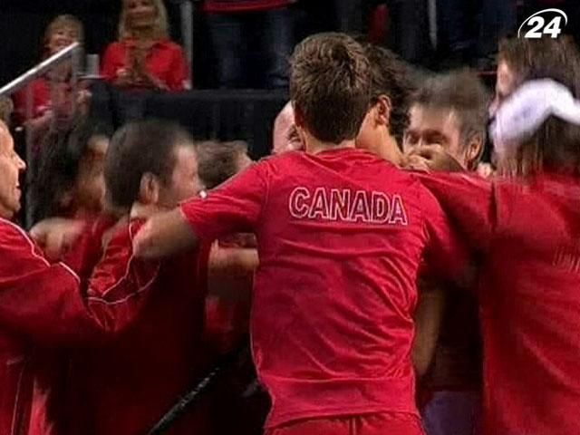 Збірна Канади з тенісу сенсаційно переграла команду Іспанії