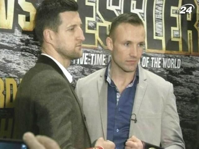 Бокс: Фроч и Кесслер встретились перед матчем-реваншем Бокс: Фроч и Кесслер встретились перед матчем-реваншем