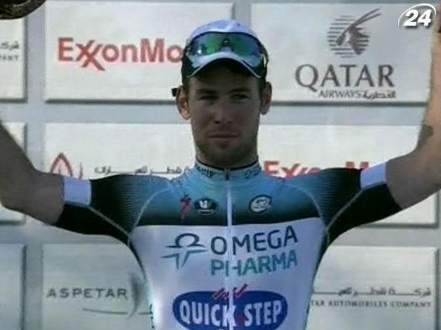 Велогонщик Марк Кавендиш одержал вторую победу в сезоне Велогонщик Марк Кавендиш одержал вторую победу в сезоне