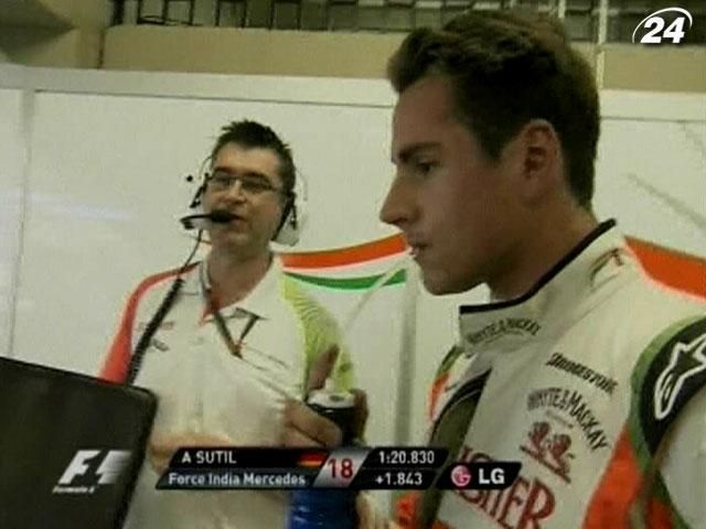 Force India запросила Андріана Зутіла на тести в Барселоні