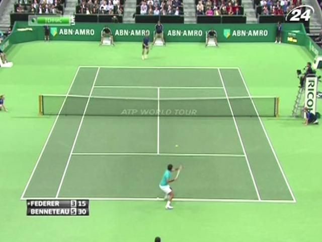 Теннис: Федерер сенсационно проиграл в четвертьфинале 39-й ракетке мира