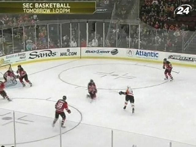 Хокей: Понікаровський закинув шайбу в першому матчі за "Нью-Джерсі"