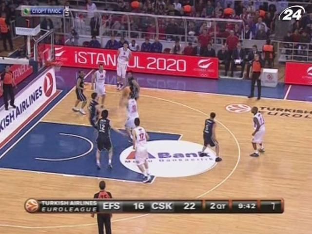Баскетбол: "Эфес" взял реванш за единственное поражение в Топ-16