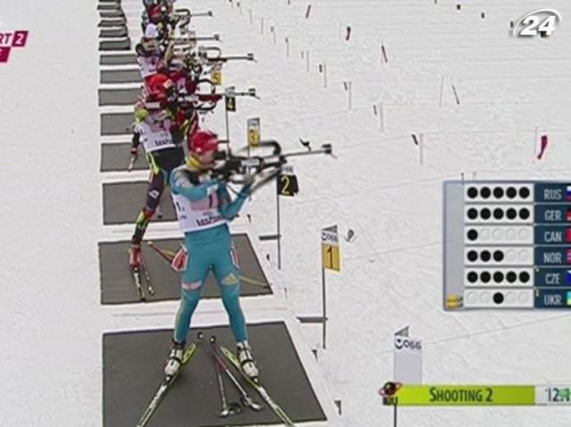 Украинки завоевали бронзовую награду по биатлону Украинки завоевали бронзовую награду по биатлону