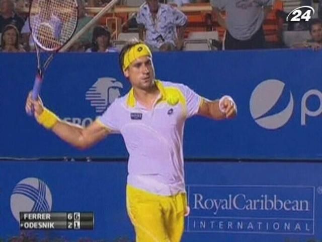 Теннис: Давид Феррер прошел в четвертьфинал мексиканского турнира