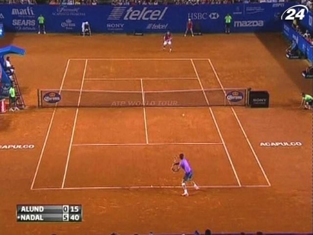 Теннис: Рафаэль Надаль преодолел второй раунд мексиканского турнира