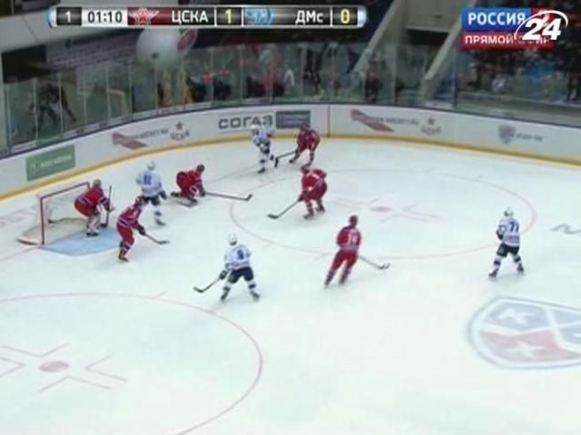 Кубок Гагарина: ЦСКА сравнял счет в серии против "Динамо" Кубок Гагарина: ЦСКА сравнял счет в серии против "Динамо"