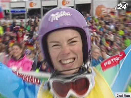 Гірські лижі: Тіна Мазе відсвяткувала ювілейну десяту перемогу в сезоні