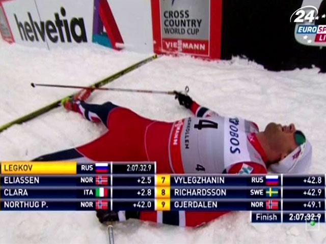Лыжные гонки: Легков - победитель 50-километрового марафона