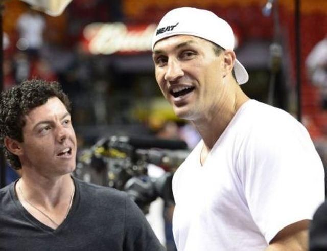 У свій День народження Володимир Кличко сходив на баскетбол (Фото) У свій День народження Володимир Кличко сходив на баскетбол (Фото)