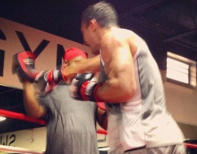 После празднования Дня рождения Кличко вернулся к тренировкам (Фото) После празднования Дня рождения Кличко вернулся к тренировкам (Фото)