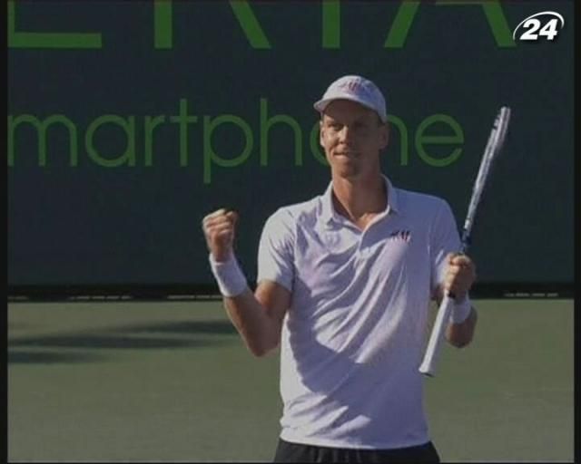 34-летний Томми Хаас выбил из соревнований Новака Джоковича 34-летний Томми Хаас выбил из соревнований Новака Джоковича