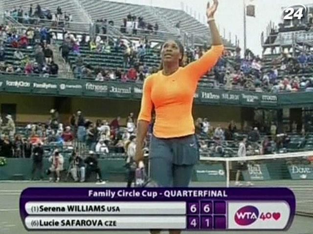 Сестры Уильямс сыграют между собой в полуфинале американского турнира