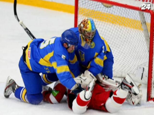 Сборная Украины по хоккею во второй раз обыграла "Витязь"