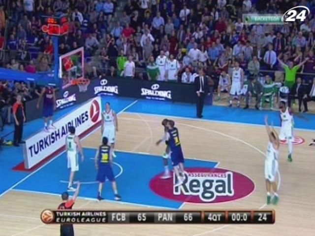 Баскетбол: "Панатинаикос" сравнял счет в серии против "Барселоны"