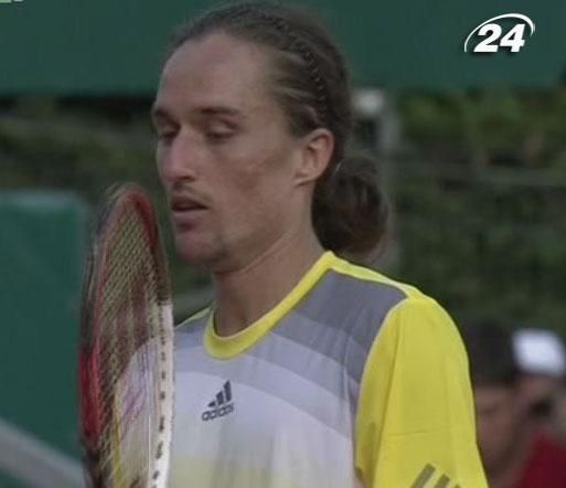Украинец Александр Долгополов потерял преимущество на теннисном турнире в Монте-Карло