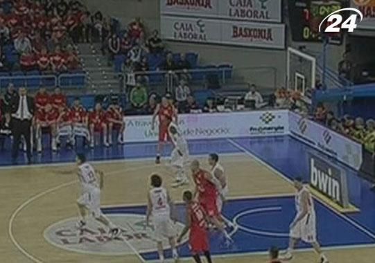 Баскетбольна Євроліга :"Басконія" виграла в матчі з "ЦСКА"
