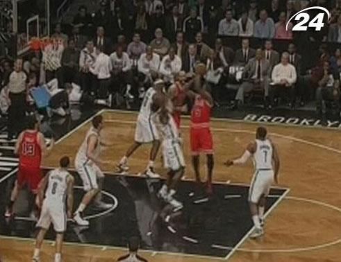 Баскетбол NBA: Chicago Bulls сравняли счет в серии против Brooklyn Nets
