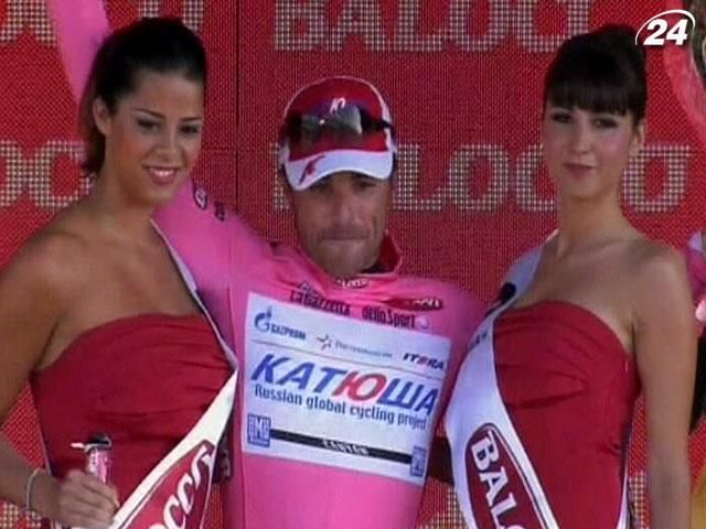 Паолини захватил розовую майку лидера на третьем этапе Giro d'Italia