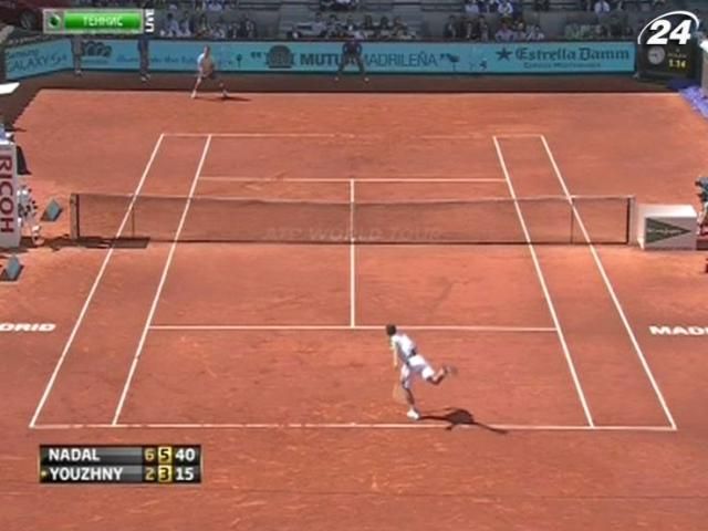 Теннис: Рафаэль Надаль прошел в четвертьфинал Madrid Open