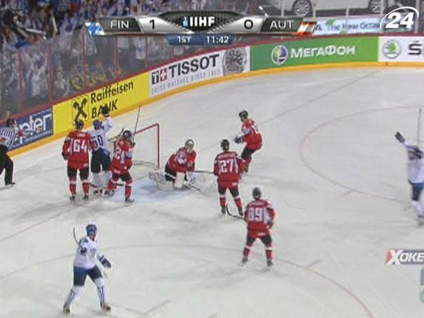 Чемпионат мира по хоккею: Сборная Финляндии досрочно пробилась в 1/4 финала