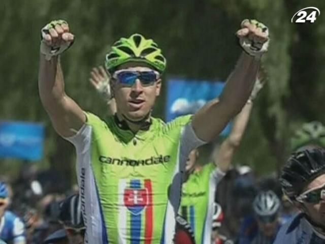 Велоспорт: Петер Саган выиграл третий этап многодневки в Калифорнии