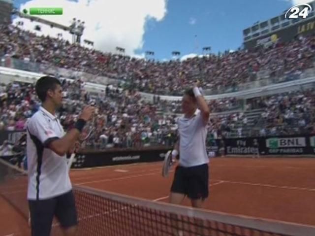 Теннис: Бердых неожиданно одолел Джоковича в Риме