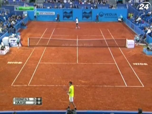 Теніс: Гаель Монфіс пробився до півфіналу в Ніцці
