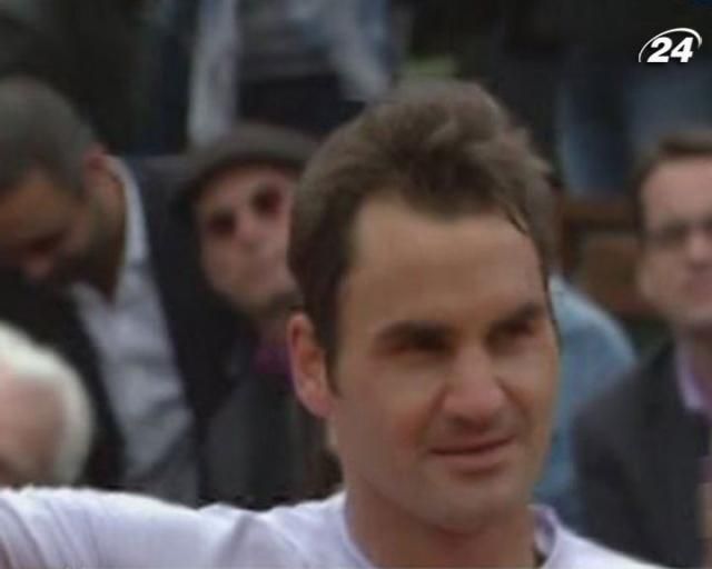 Федерер удачно стартовал на теннисном турнире Roland Garros