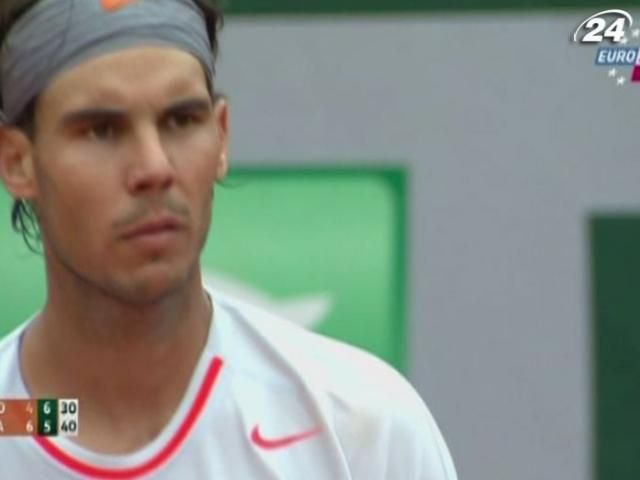 Теніс: Надаль з труднощами пробився у друге коло Чемпіонату Франції
